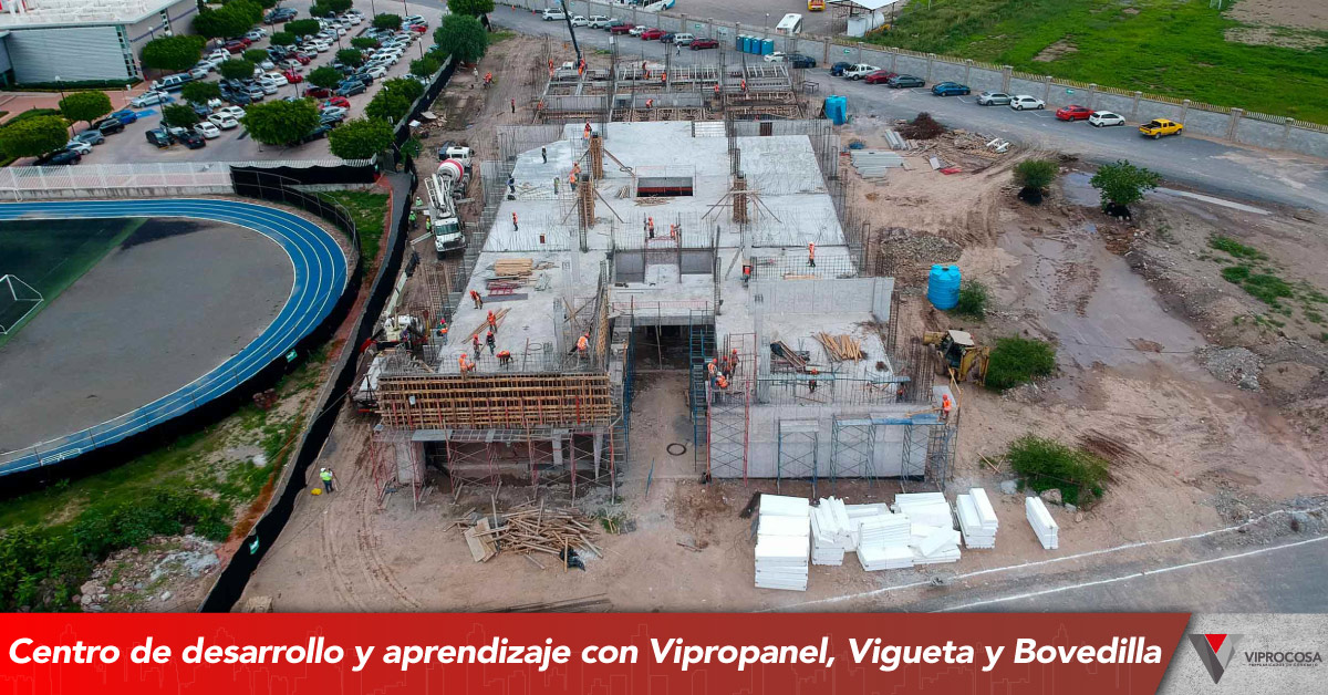 VIPROCOSA-Escuela-Aulas-Vigueta-Bovedilla-La-Salle-Muro-Fachada Vipropanel
