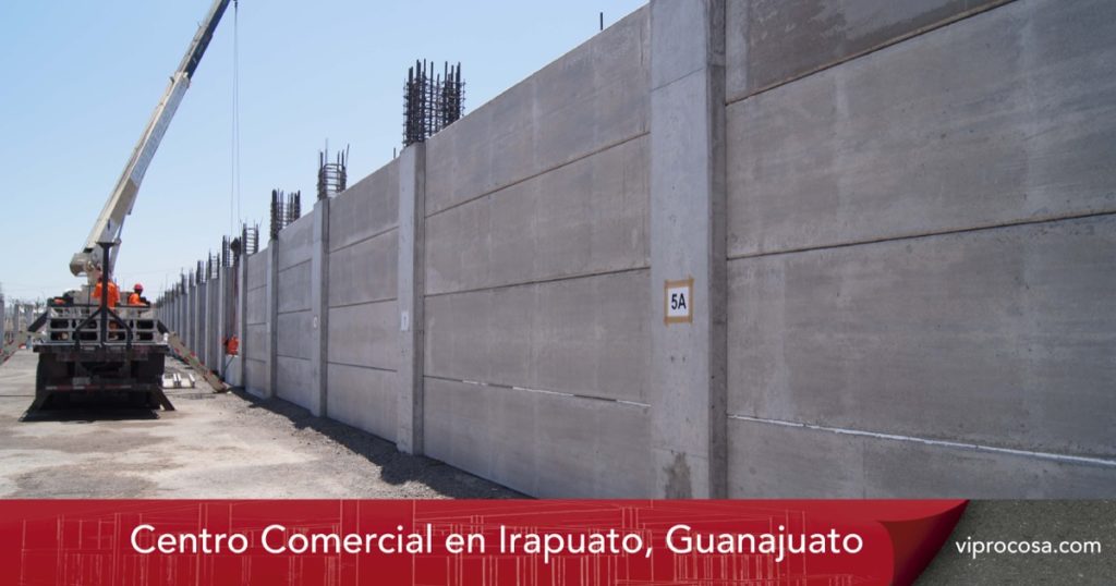 VIPROCOSA Extrulosa Prefabricado Concreto Centro Comercial Irapuato